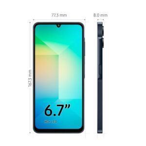 Samsung Galaxy A06 LTE (Black, 4GB RAM, 64GB Storage) | 50MP Dual Camera | 4 Gen OS Upgrades | IP54 Rating | Voice Focus | International Version - Image 2